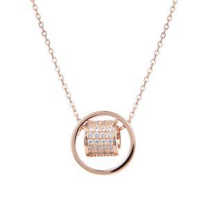 .925 Solid Sterling Silver Necklace CZ